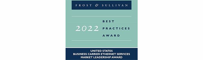 Frost & Sulivan award banner