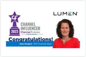Channel Influencer award winner and logo text.