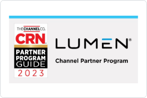 CRN Datacenter Partner Program Guide 2023 award logo.