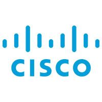 White and blue Cisco logo