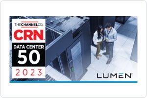 CRN Datacenter 50 2023 award logo.