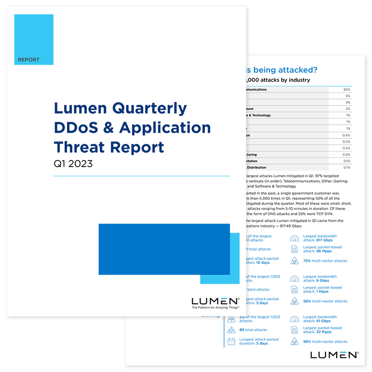 Lumenの四半期のDDoSに関するレポート