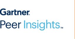 Gartner Peer Insights blue text logo.