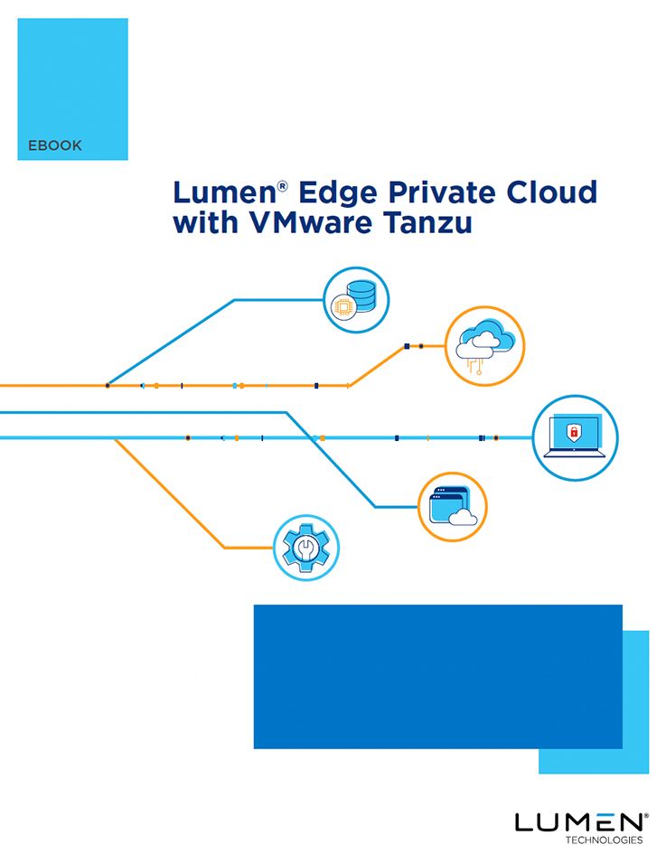 Cover page from Edge Private Cloud with VMware Tanzu Ebook