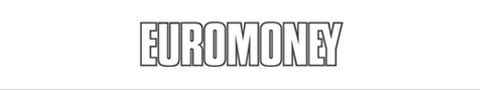 Euromoney logo in white text outlined with black.