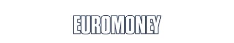 Euromoney logo in white text outlined with black.