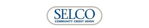 SELCO Community Credit Union blue text logo.