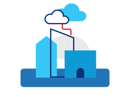 Buildings connected to edge and cloud
