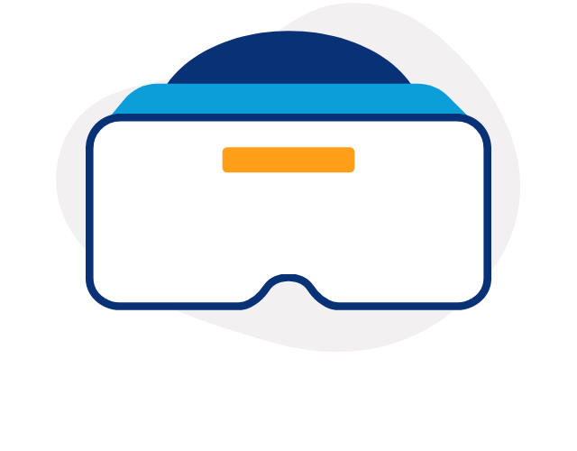 Illustration of VR goggles