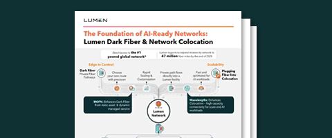 A stack of three pages showing a dark fiber infographic.