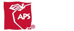 APS company logo with letters “APS” in a red apple. 