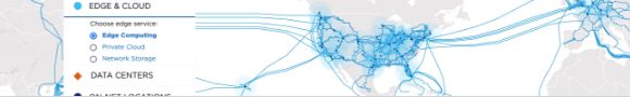 Ilustración de la red global de nodos de mercado de borde de Lumen