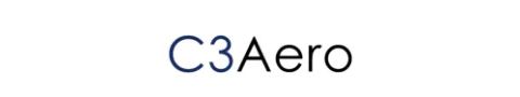 C3Aero logo with a stylized “C3” in blue followed by “Aero” in black on a white background.