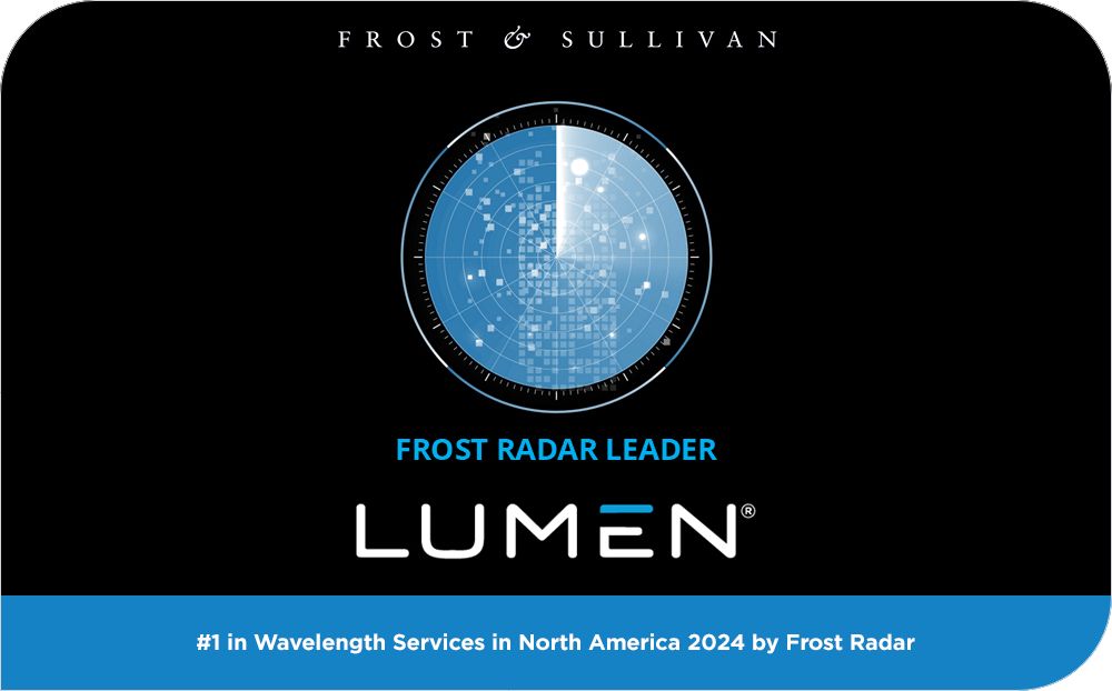 Number one in Wavelength service 2024 by Frost Radar™ 