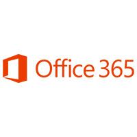 White and orange Office 365 logo