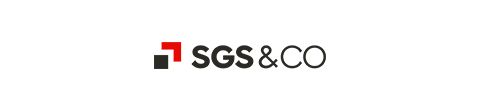 SGS & CO red and black text logo.