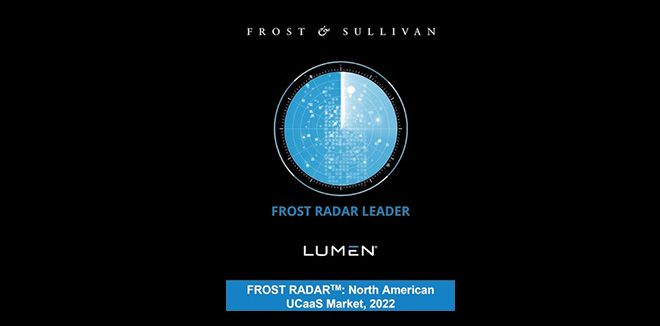 Frost & Sullivan radar leader award banner