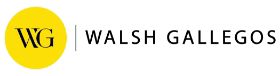 Black and yellow Walsh Gallegos text logo.