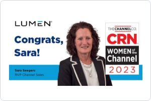 CRN Women of the Channel 2023 award logo.